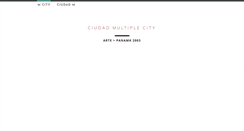 Desktop Screenshot of ciudadmultiplecity.com