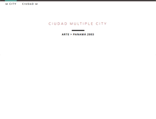 Tablet Screenshot of ciudadmultiplecity.com